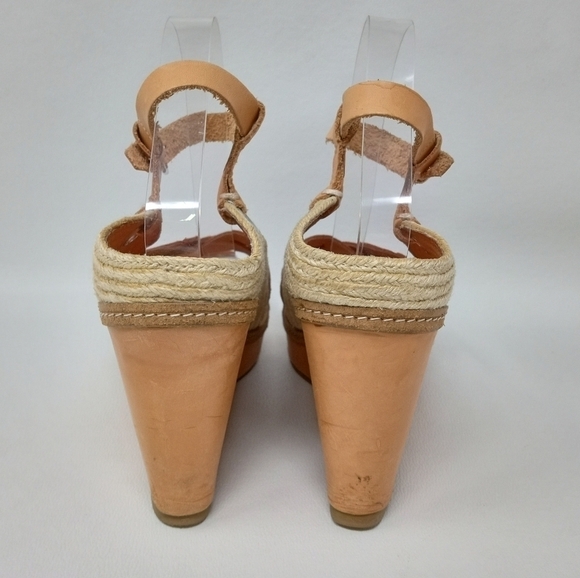 Schuler & Sons Espadrille Slingback Platform Wedge Sandals Women's US 9.5 M - Picture 8 of 12